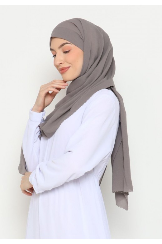 Pasmina Instan Lasercut Grey